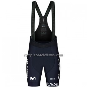 Pantaloncino con bretelle 2023 Movistar Team